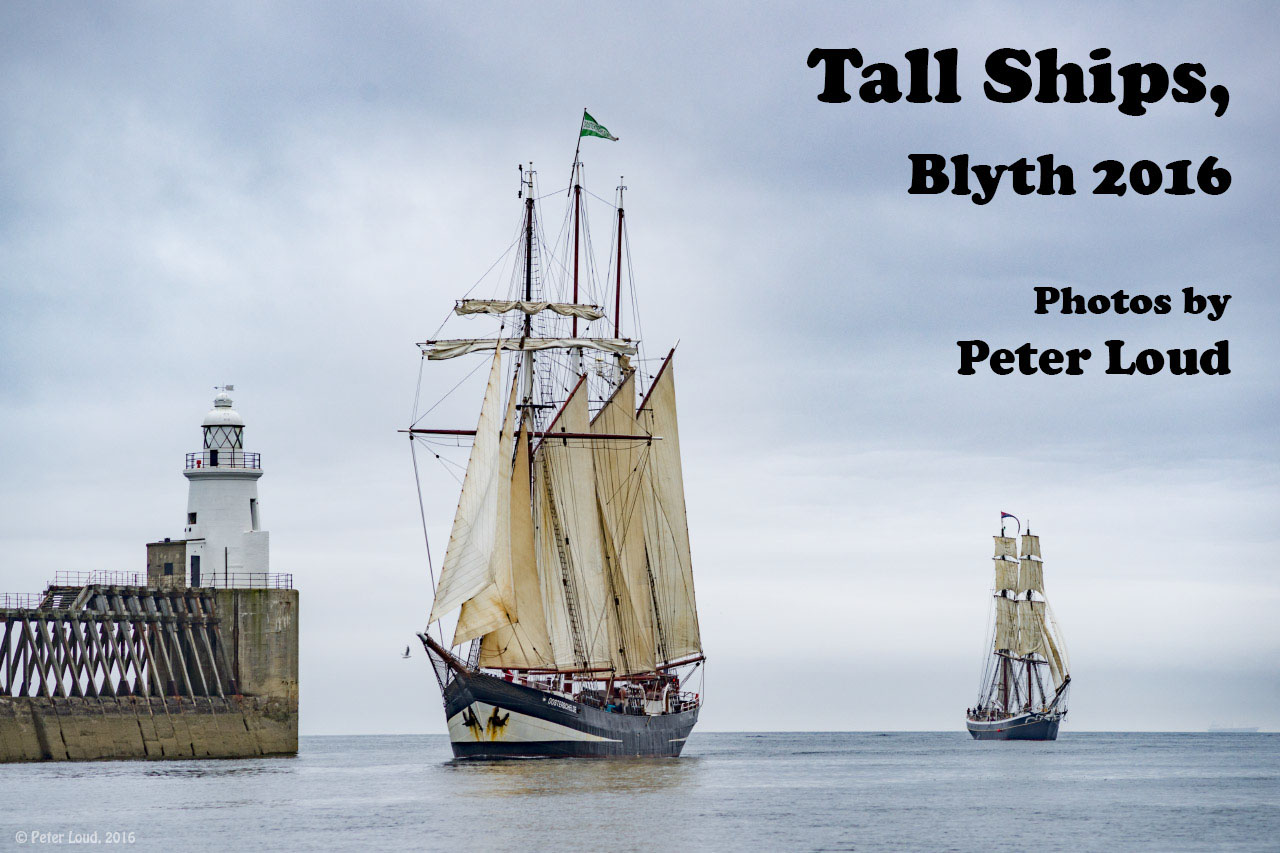 Oosterschelde & Morgenster entering Blyth Harbour, Northumberland, 2016